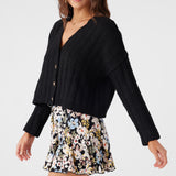 Ferris Button Front Sweater Cardigan