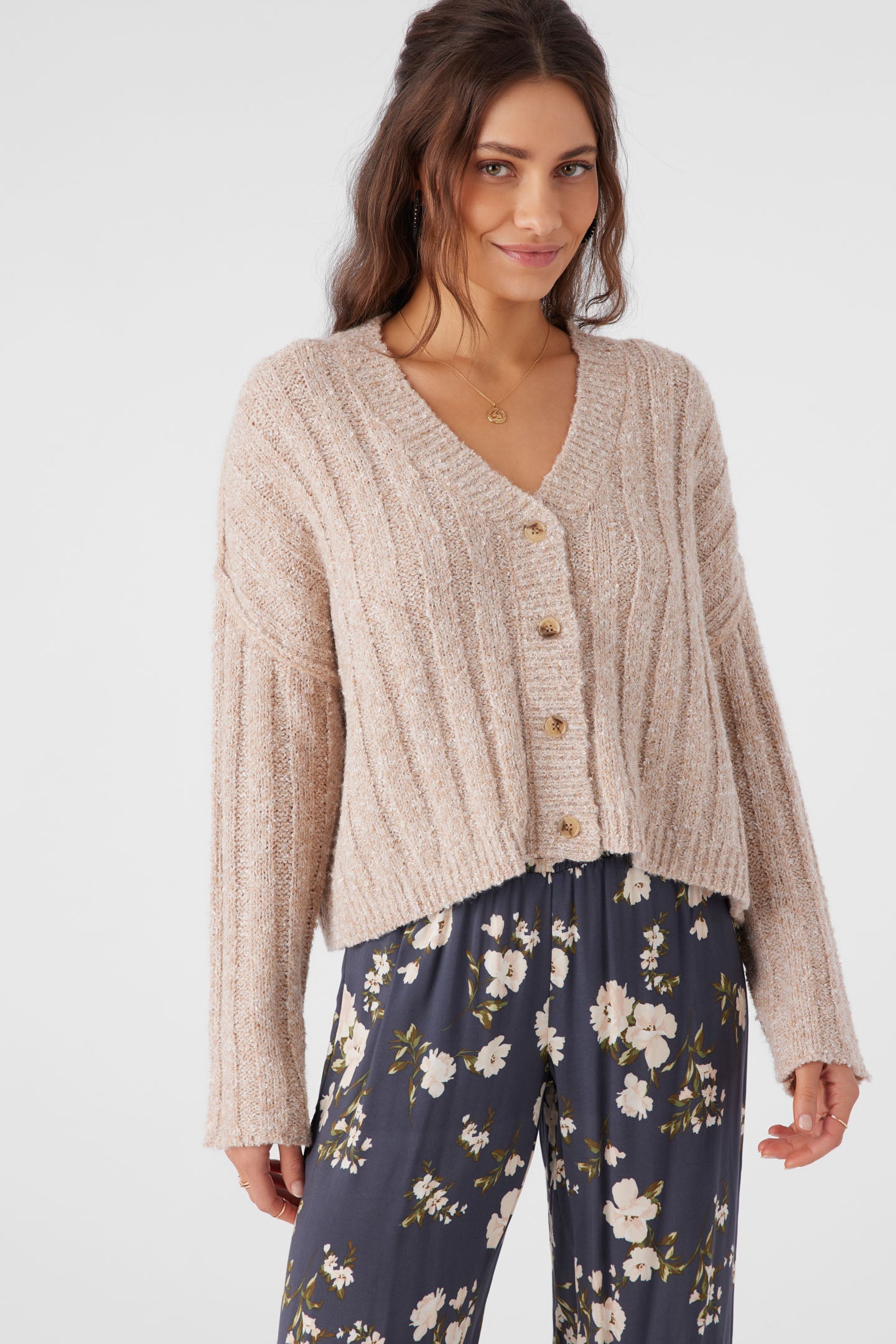 FERRIS BUTTON FRONT SWEATER CARDIGAN