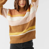 Billie Stripe Mockneck Oversized Sweater