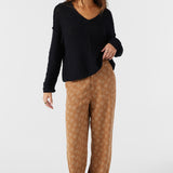 Marina Cotton Slub V-Neck Sweater