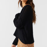 Marina Cotton Slub V-Neck Sweater
