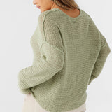 Marina Cotton Slub V-Neck Sweater