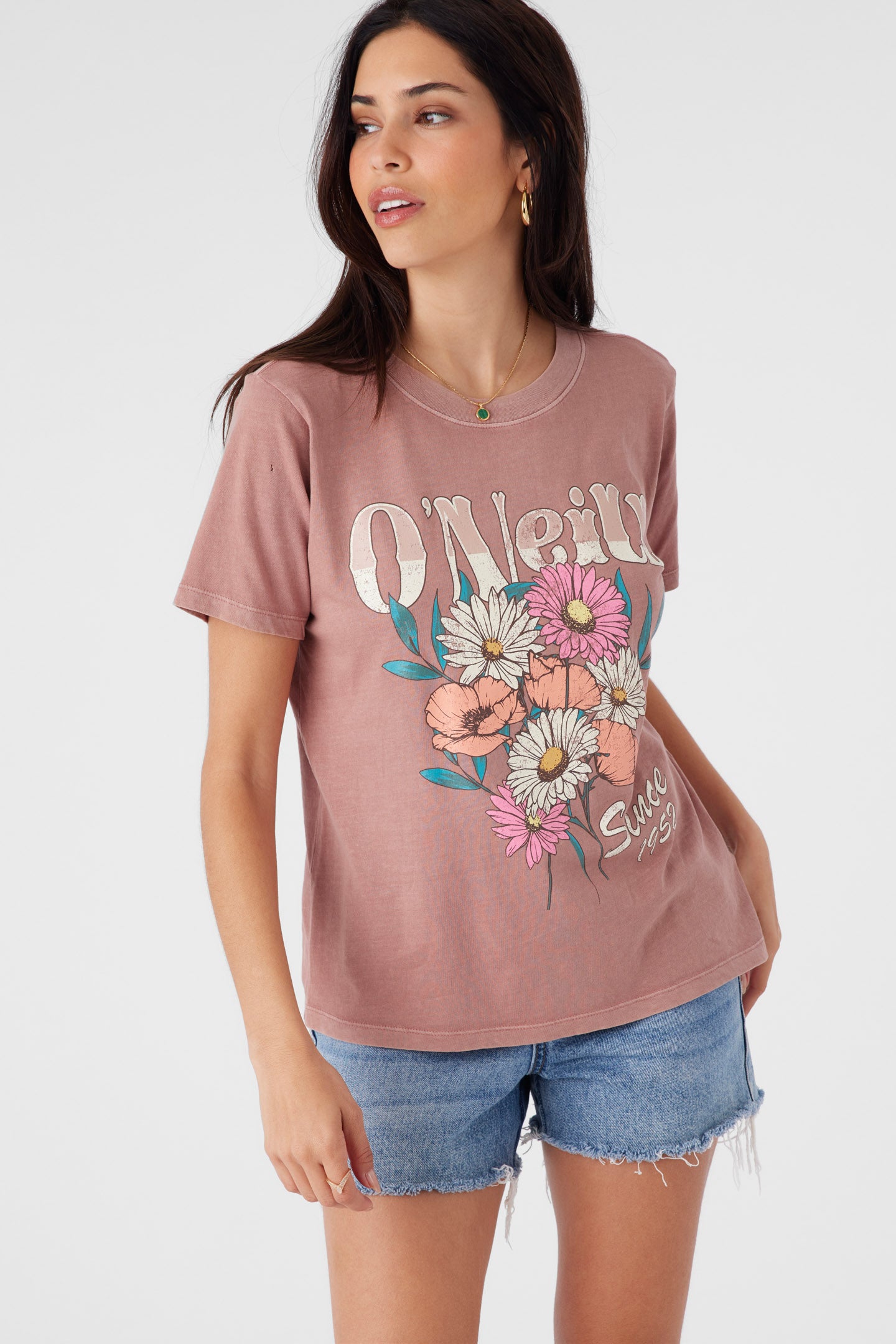 WITH FLOWERS TEE