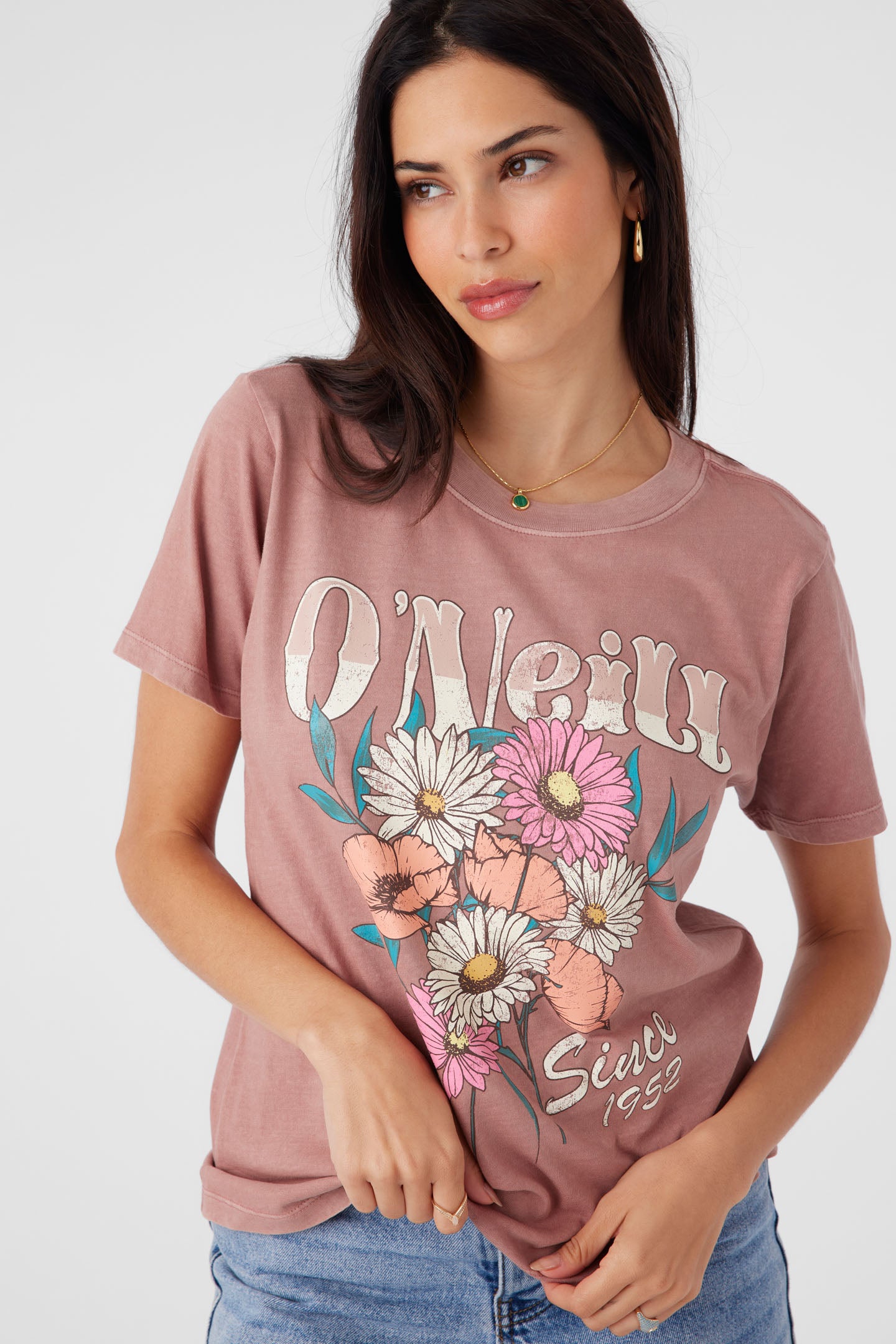 WITH FLOWERS TEE