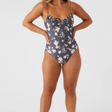 Kendra Floral Kailua Underwire Cheeky One-Piece