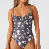 Kendra Floral Kailua Underwire Cheeky One-Piece