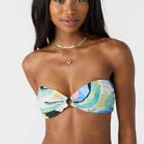 Wavy Fathom Bandeau Top