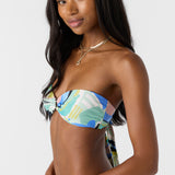 Wavy Fathom Bandeau Top