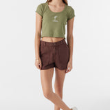 Girl's Sammie Embroidery Palms Tee