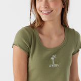 Girl's Sammie Embroidery Palms Tee