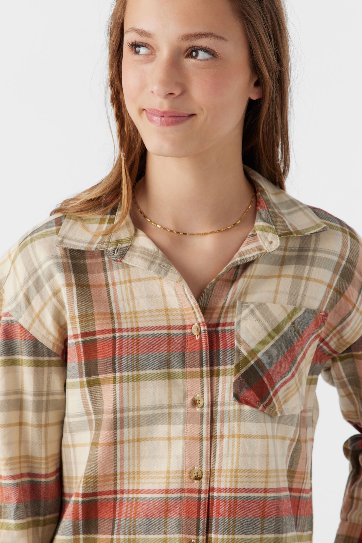 GIRL'S LESLYE FLANNEL SHIRT