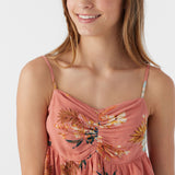 Girl's Raya Punta Tropical Ruffle Tank Top