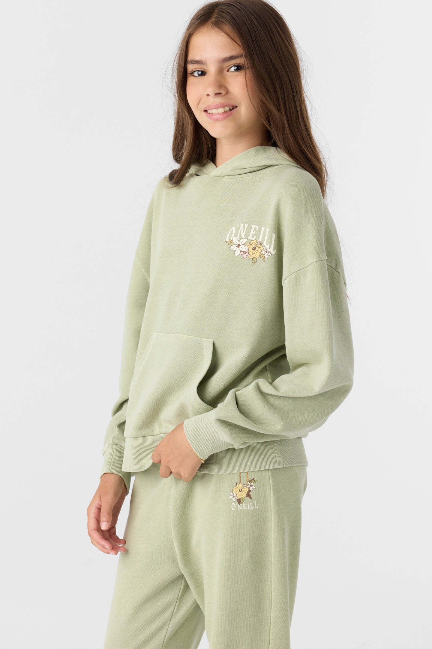 Girl's Asher Pullover Fleece - Desert Sage | O'Neill