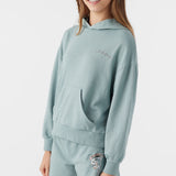 Girl's Asher Hooded Pullover Fleece