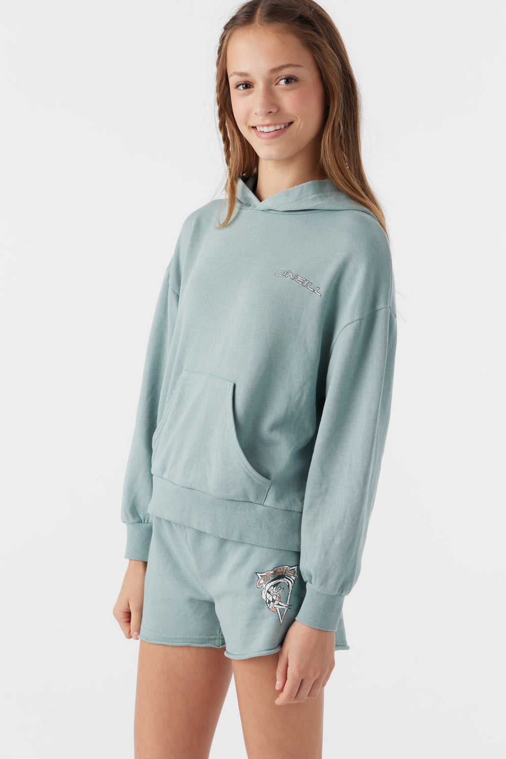 ASHER FASHION Women's Hooded Pullover Sweater - Cute Shawl Cape With Rabbit Ears Hood