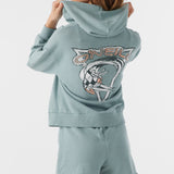 Girl's Asher Hooded Pullover Fleece