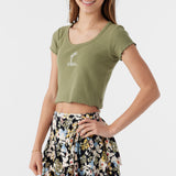 Girl's Joanna Camden Floral Tiered Skirt