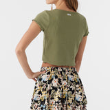 Girl's Joanna Camden Floral Tiered Skirt