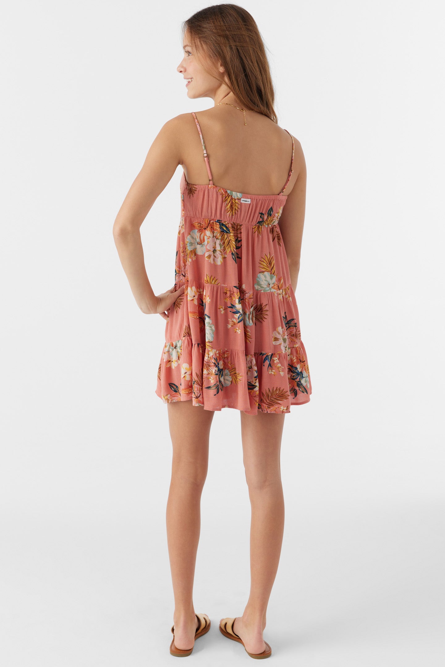 GIRL'S JILLIAN PUNTA TROPICAL TIERED DRESS