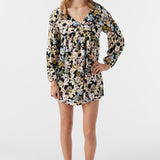 Girl's Mari Camden Foral Long Sleeve Dress