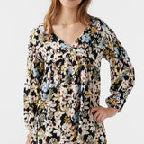 Girl's Mari Camden Foral Long Sleeve Dress