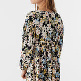 Girl's Mari Camden Foral Long Sleeve Dress