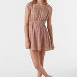 Girl's Mika Lordes Animal Short Sleeve Dress