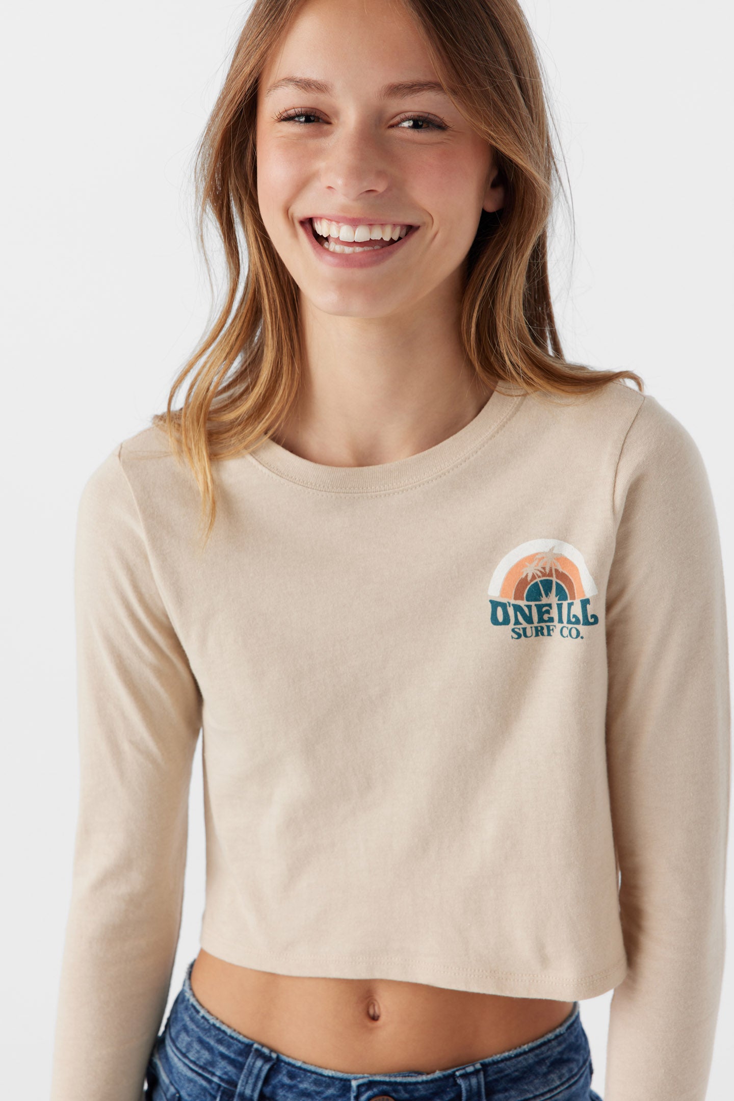 GIRL'S SHORELINER LONG SLEEVE TEE