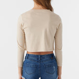 Girl's With Flowers Long Sleeve Tee