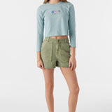 Girl's Flower Trio Long Sleeve Tee