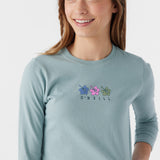 Girl's Flower Trio Long Sleeve Tee