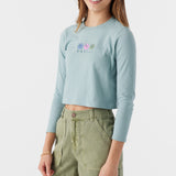 Girl's Flower Trio Long Sleeve Tee