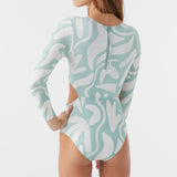 Girl's Beach Hut Geo Cut Out Surf Suit