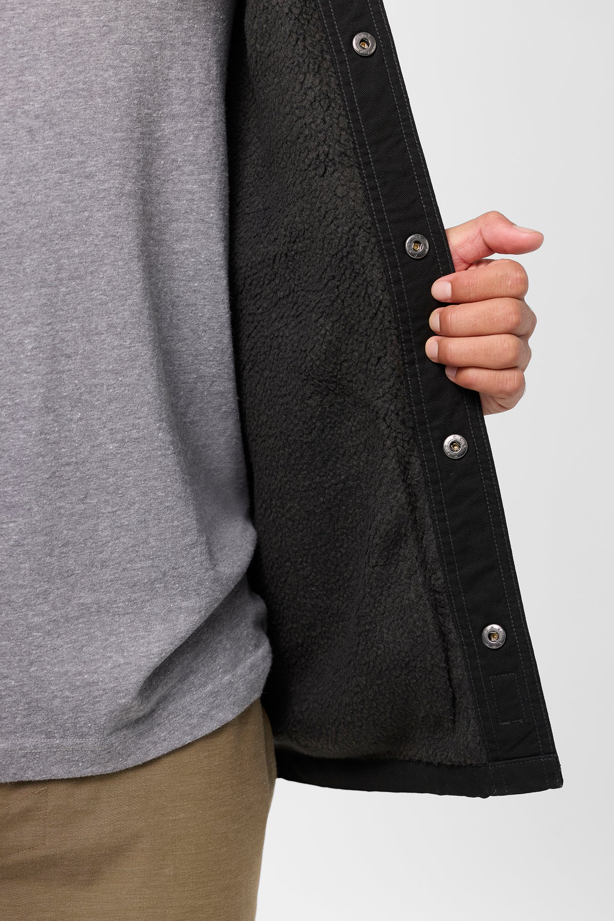 Bronsen High Pile Jacket - Black | O