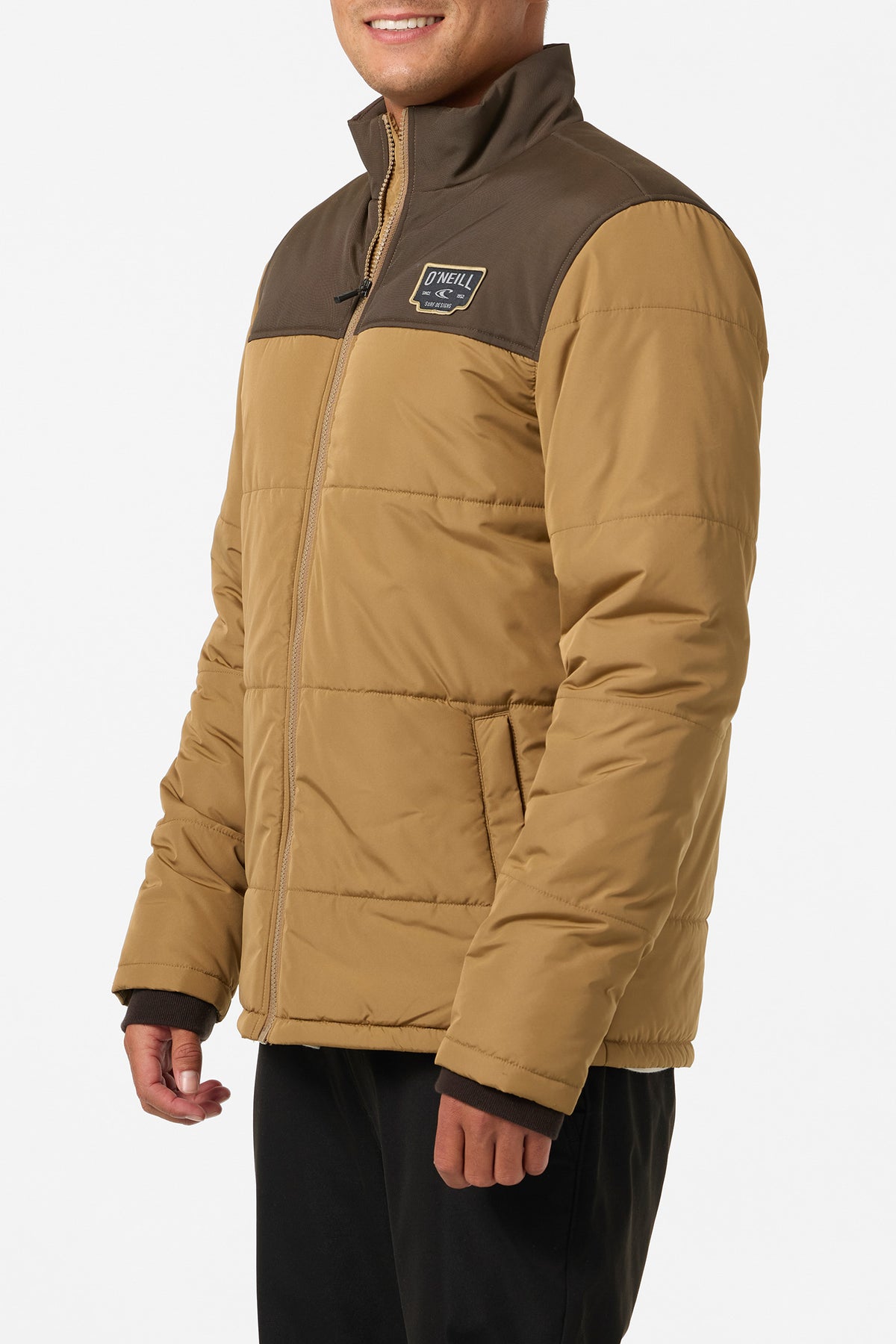 Vista Quilted Jacket - Dark Khaki | O