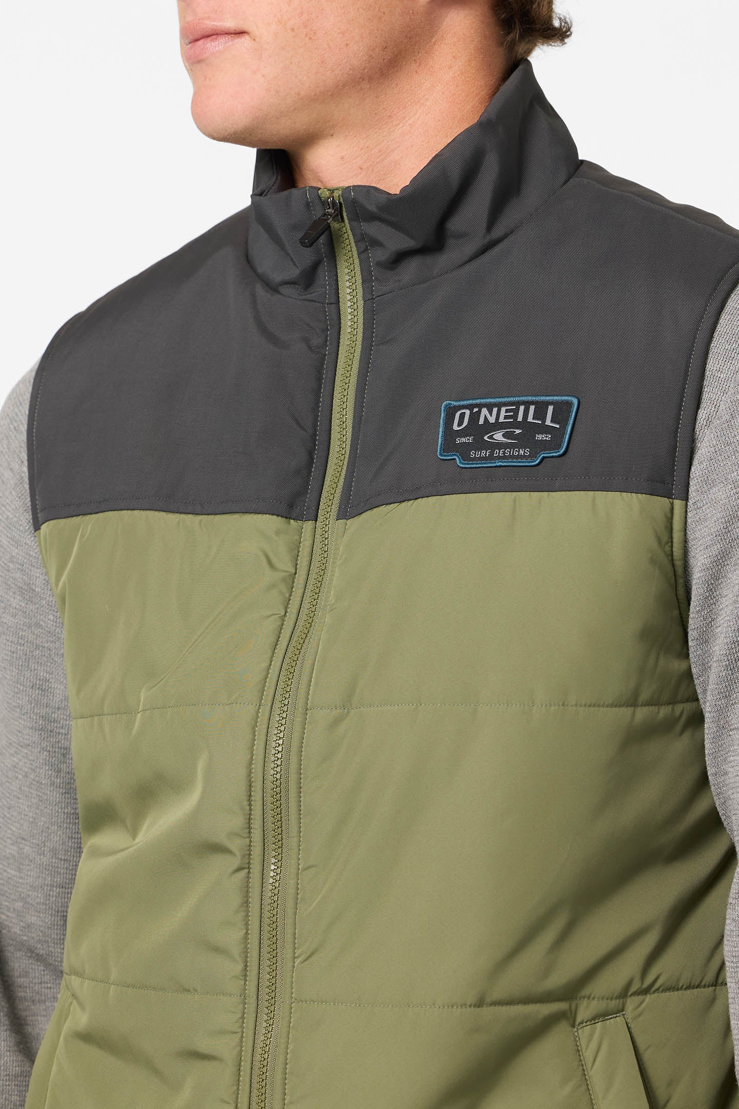 Vista Quilted Vest Jacket - Clover | O'Neill