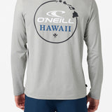 TRVLR UPF Hawaii Islands Long Sleeve Standard Fit Tee