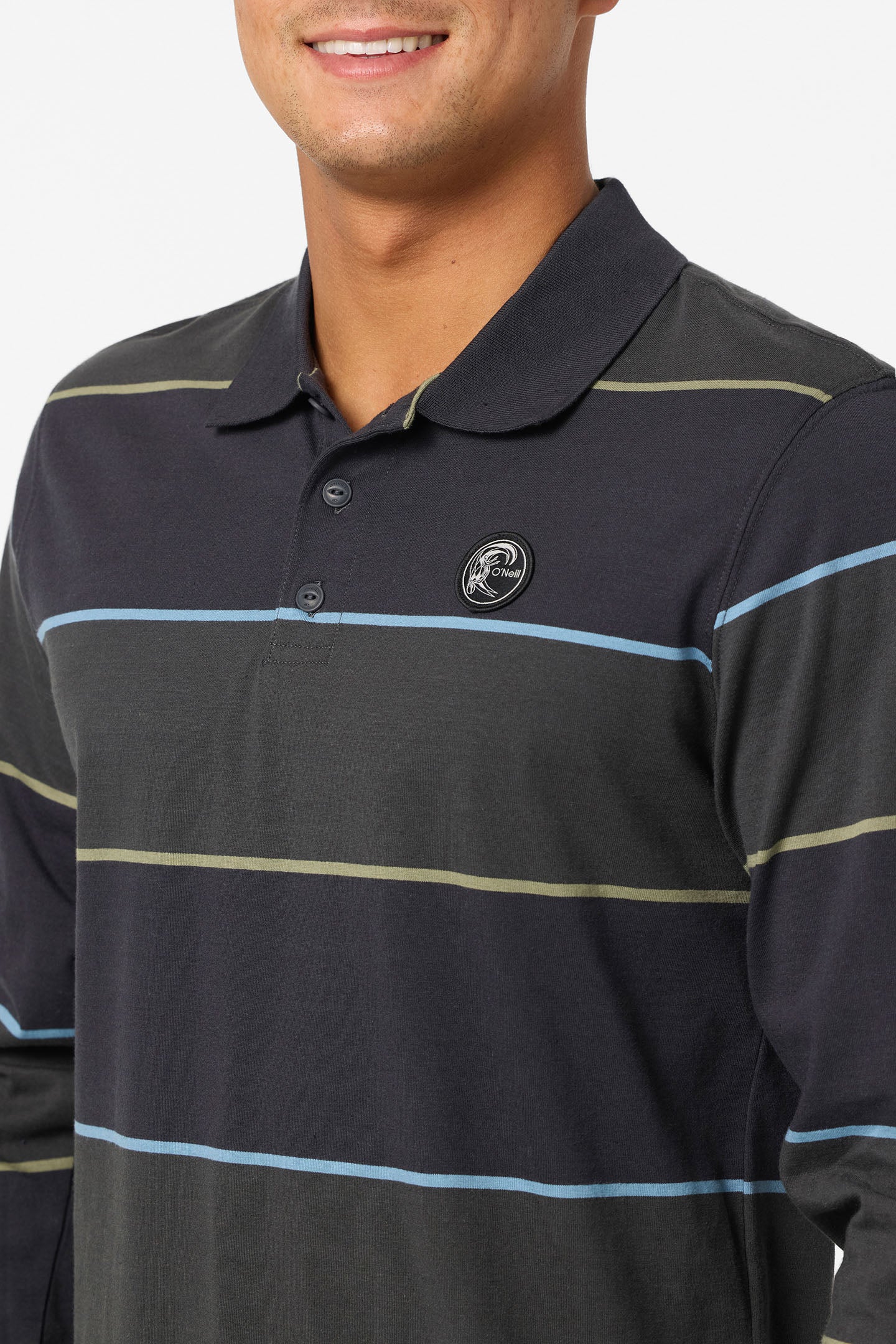 O'Riginals Cassidy Ls Knit Polo Standard Fit Polo - Black | O'Neill