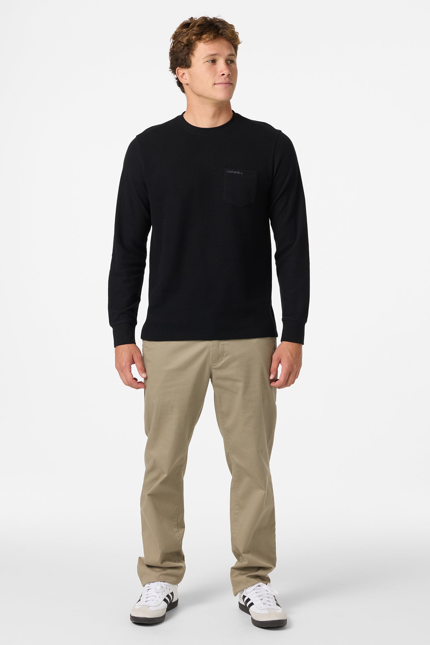 Overland Thermal Long Sleeve Pullover - Black | O'Neill