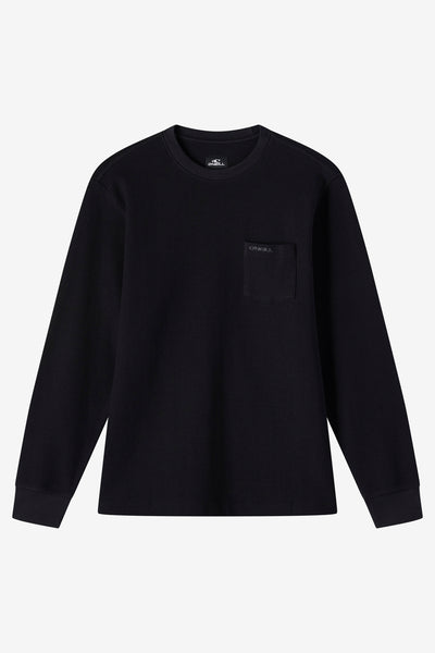 Overland Thermal Long Sleeve Pullover - Black | O'Neill