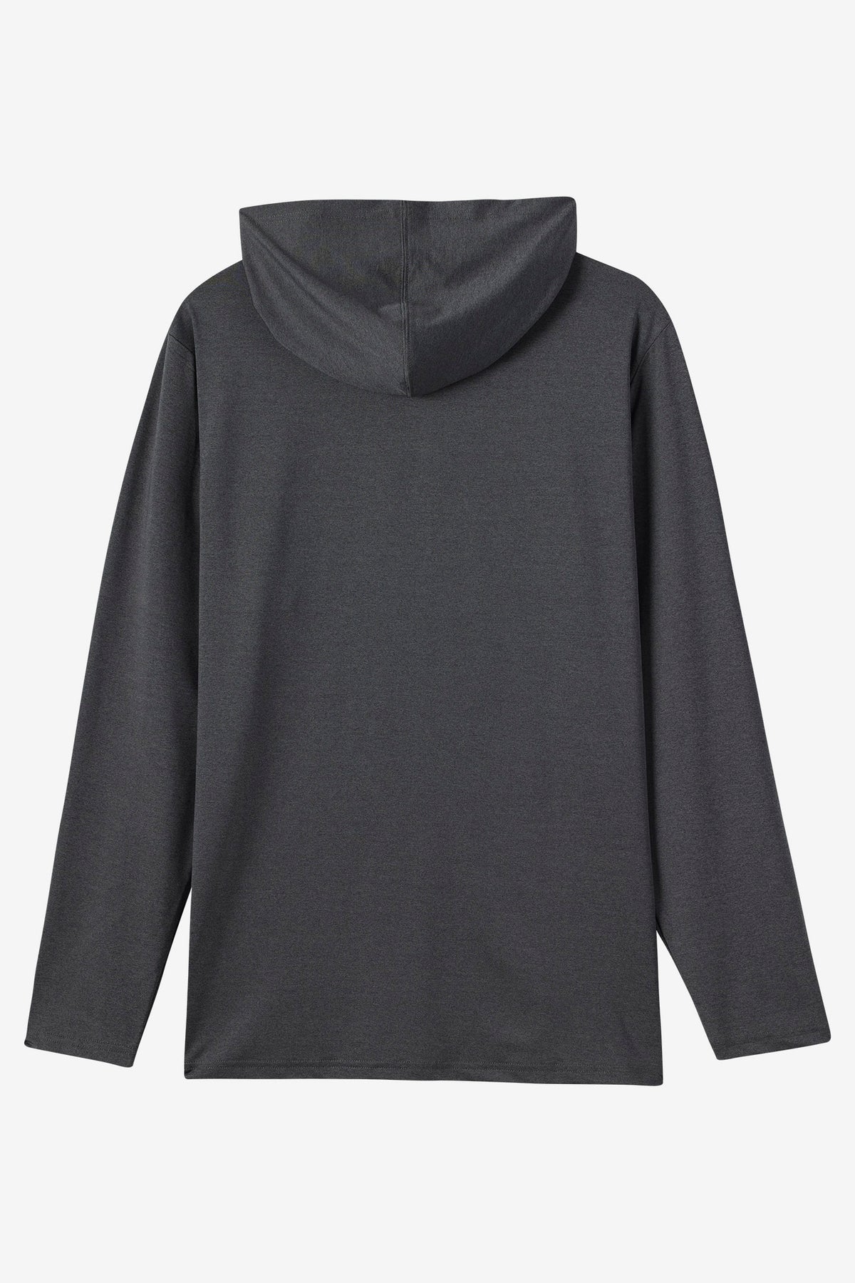 TRVLR Upf Hooded Ls - Blaze Long Sleeve Pullover - Hthr Blk 2 | O 