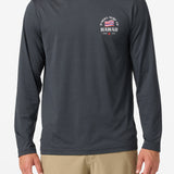 TRVLR UPF Hooded Hawaii Flag Long Sleeve Pullover