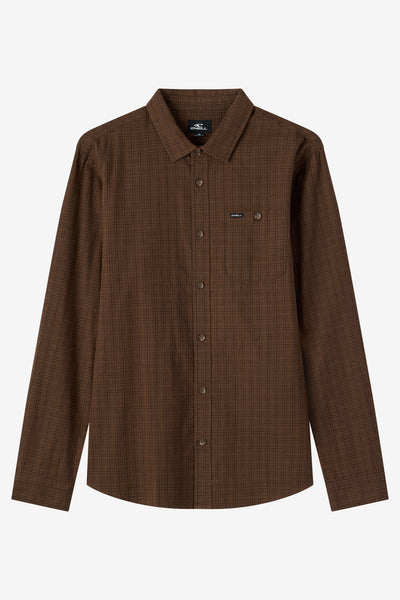 Dodgy Ls Shirt Standard Fit Long Sleeve Shirt - Turkish Coffee | O