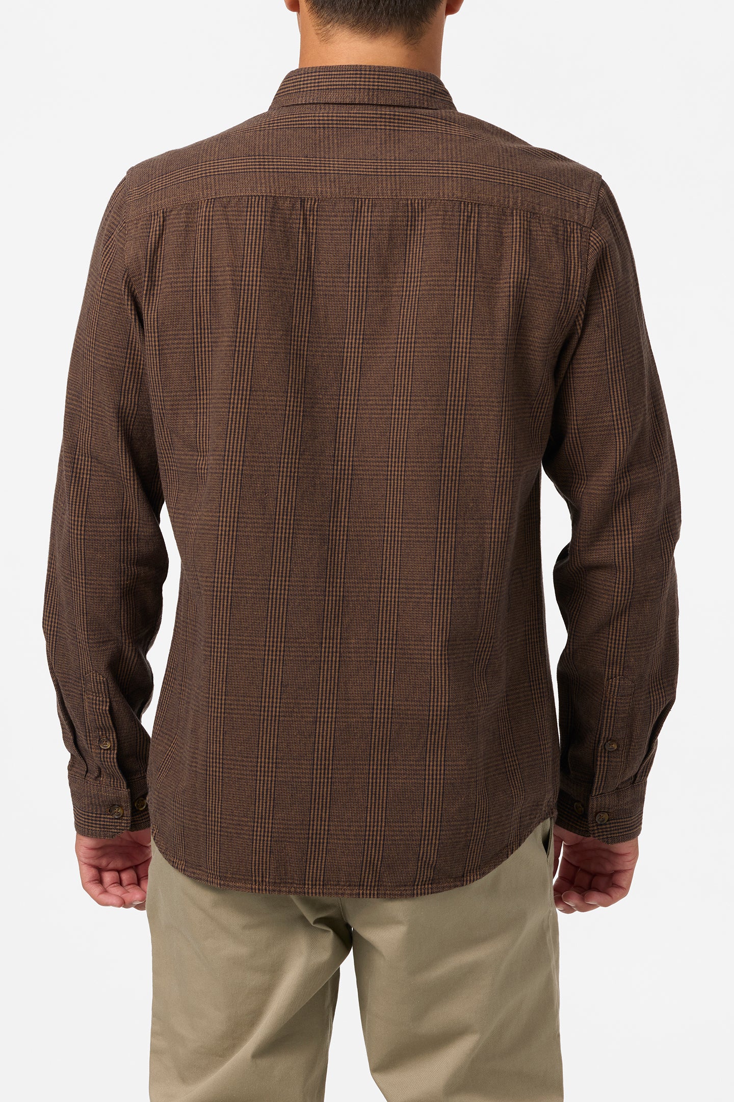 Midland Flannel Standard Fit Long Sleeve Shirt - Dark Khaki | O'Neill