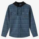 Archer Hooded Flannel Standard Fit Long Sleeve Shirt