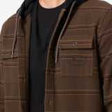 Archer Hooded Flannel Standard Fit Long Sleeve Shirt
