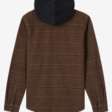 Archer Hooded Flannel Standard Fit Long Sleeve Shirt