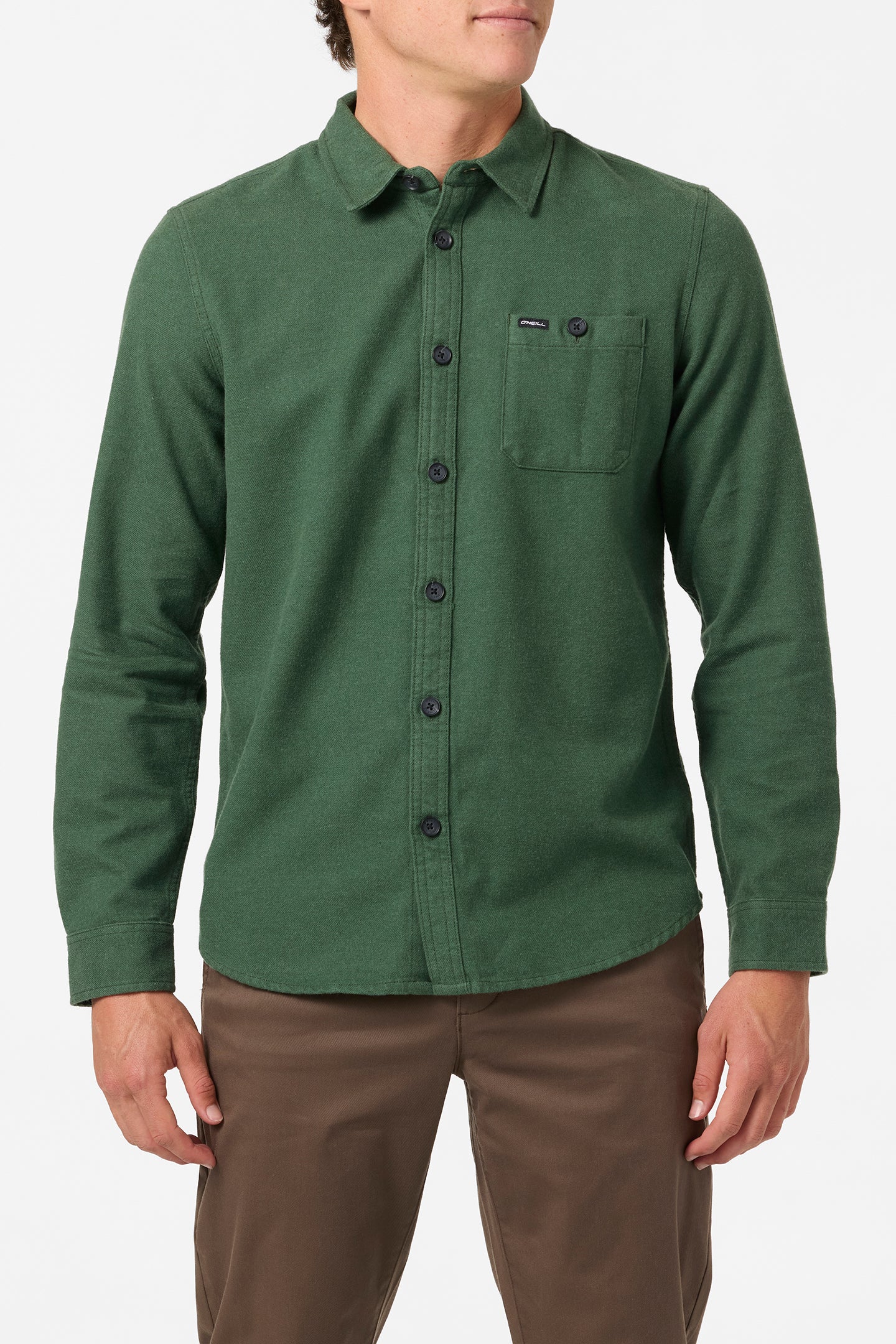 O'Neill Men's Regent Flannel Shirt - Cilantro