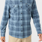 Sutton Knit Plaid Standard Fit Long Sleeve Shirt