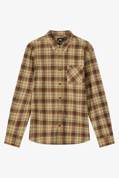 Redmond Plaid Flannel Standard Fit Long Sleeve Shirt - Twill | O'Neill